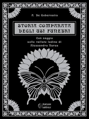 cover image of Storia comparata degli usi funebri